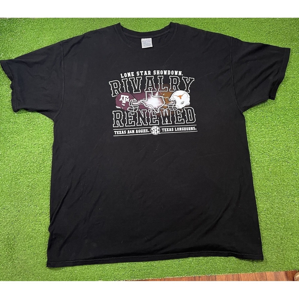 2024 Texas A&M Vs UT shirt 2XL Lone Star Rivalry Longhorns Aggies Shirt Retro